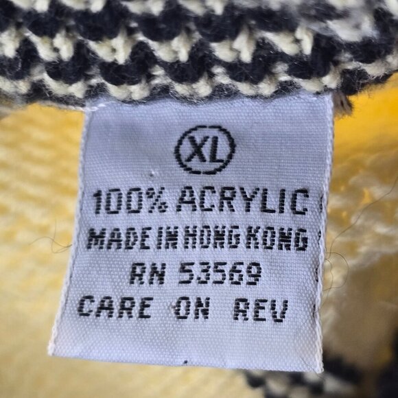 Aureus Vintage Myrtle West V-Neck Golf Sweater, Men's XL - Picture 7 of 11